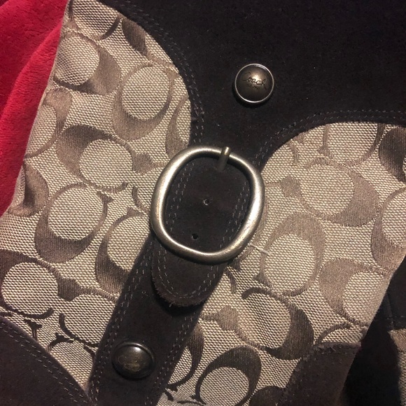 Coach Signature Brown Boots | Size 7 - Picture 2 of 4